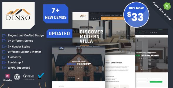 Dinso – Single Property Apartment WordPress Theme