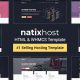 NatixHost – WHMCS Hosting HTML Template