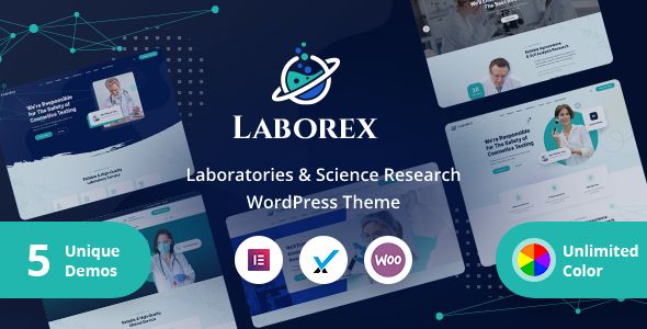 Laborex – Laboratory Research WordPress Theme