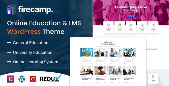 Firecamp – Education WordPress Theme