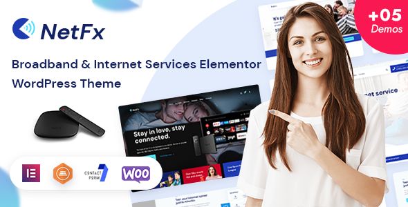 NetFx – Broadband Internet Services WordPress Theme