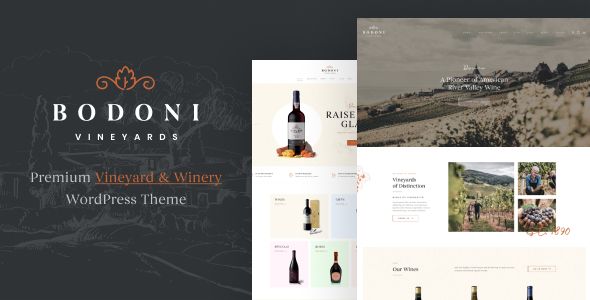 Bodoni – Wine Shop & Vineyard WooCommerce Theme