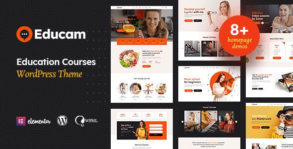 Educam – Education Online Courses WordPress Theme