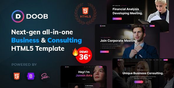 Doob – Business Consulting Bootstrap 5 Template