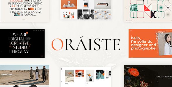 Oráiste – Creative Portfolio Elementor Theme