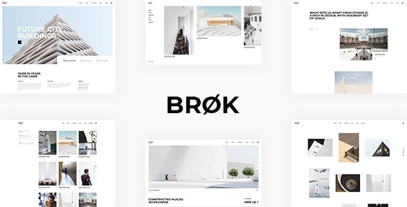 Brøk – Architecture Theme