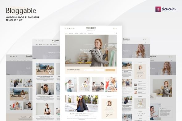 Bloggable – Modern Blog Elementor Template Kit