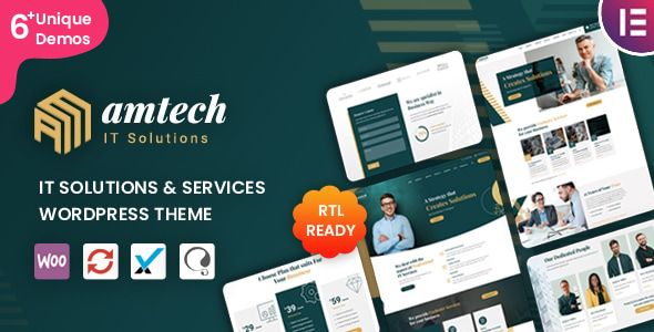 Amtech – IT Solutions Services WordPress Theme