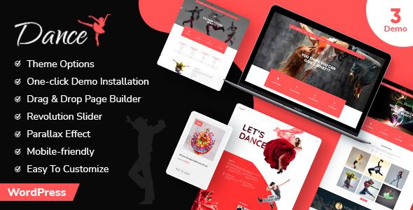 Dance Studio WordPress Theme – Dance Studio