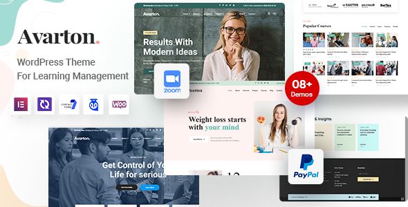 Avarton – Online Courses WordPress Theme