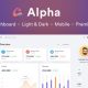 Alphaboard – Admin Dashboard & UI Kit Figma Template