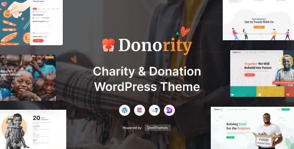 Donority – Charity Donation WordPress Theme