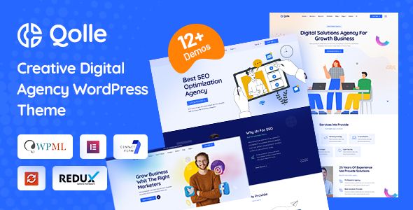 Qolle – Creative Digital Agency WordPress Theme