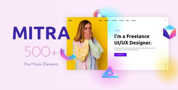 Mitra – Personal Portfolio WordPress Theme