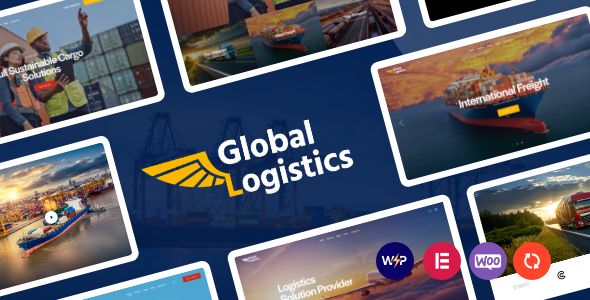 Global Logistics - Transportation Warehousing WordPress Theme