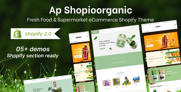 Ap Shopioorganic – Fresh Food Supermarket Shopify Theme