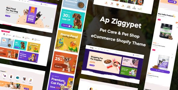 Ap Ziggypet – Pet Care & Pet Shop Shopify Theme