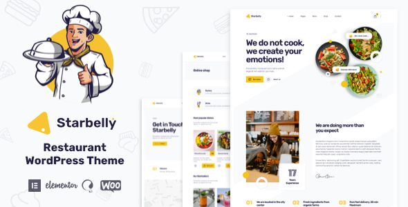 Starbelly – Restaurant Cafe WordPress Theme