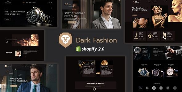 Dark Fashion – Watch/ Jewel Blazer Shopify Theme