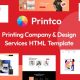 Printco – Printing Company Services HTML Template