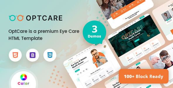 Optcare – Eye Care HTML Template