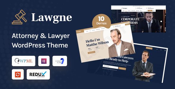 Lawgne – Law & Lawyer WP Theme