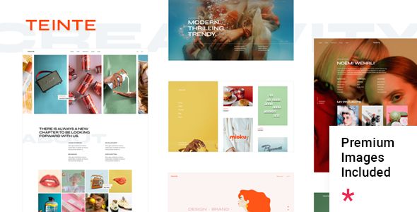 Teinte – Creative Portfolio and Design Theme