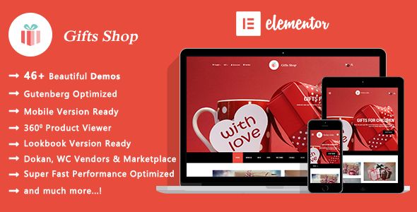 Gifts Shop - Handmade Souvenirs WooCommerce WordPress Theme