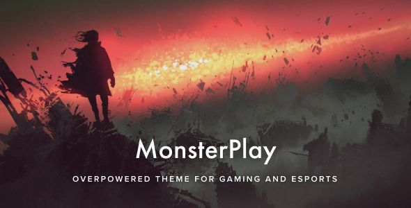 MonsterPlay – OverPowered Theme for Gaming and eSports