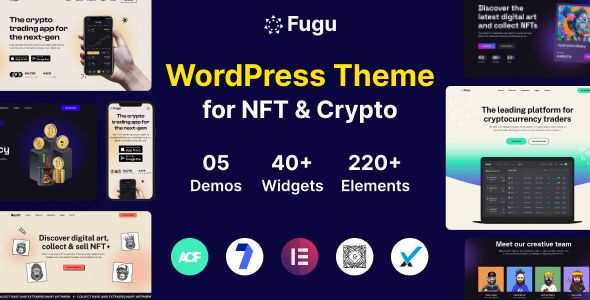 Fugu – NFT Crypto WordPress Theme
