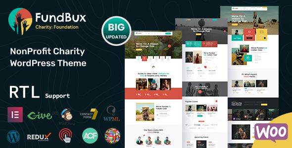 Fundbux – Charity Fundraise WordPress Theme