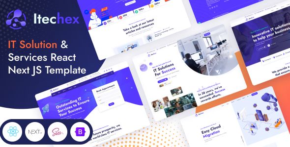 Itechex – IT Solution Services React Next JS Template