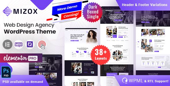 Mizox – Web Design Agency WordPress