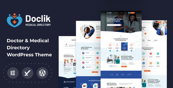 Doclik – Medical Clinic Directory WordPress Theme