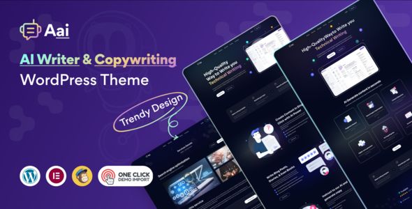 Aai – AI Writer AI Copywriting Landing Page Theme
