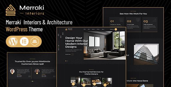 Merraki | Interiors Architecture WordPress Theme
