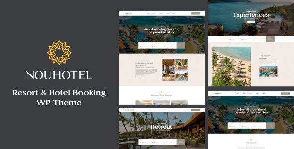 NouHotel – Resort Hotel Booking WordPress Theme