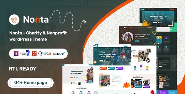 Nonta – Nonprofit Charity WordPress Theme