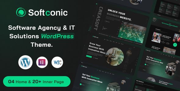 Softconic – Software and IT Solutions WordPress Theme