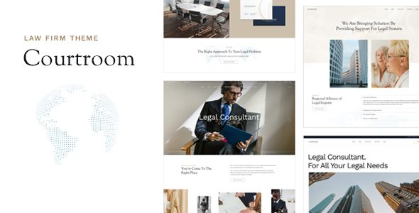 Courtroom – Lawyer and Law Firm Theme