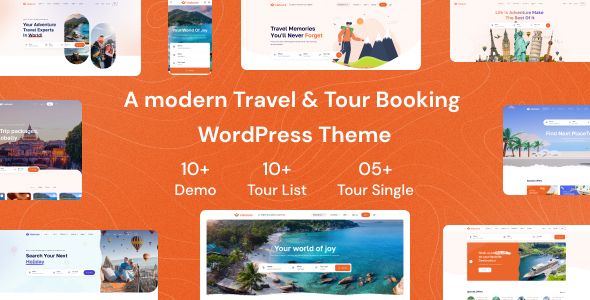 Tourio – Travel Tour Booking WordPress Theme