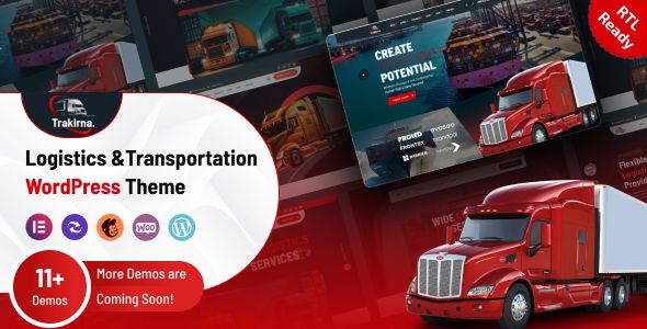 Trakirna – Transportation Logistics WordPress Theme