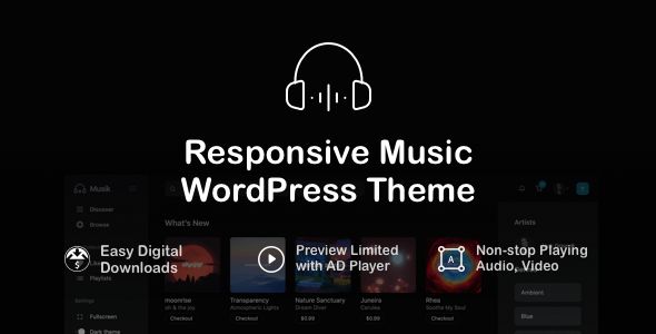Musik – Responsive Music WordPress Theme