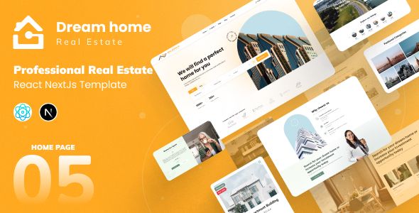 DreamHome - Real Estate React NextJS Template