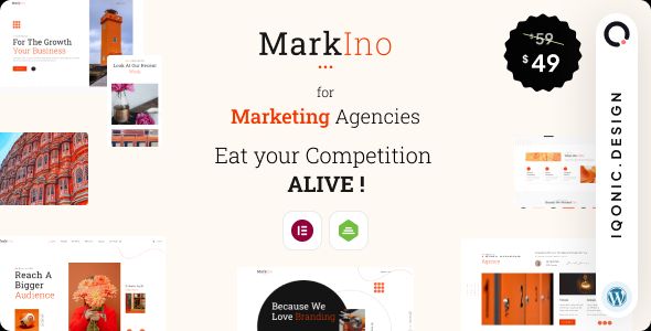 Markino – Marketing Agency Creative WordPress Theme