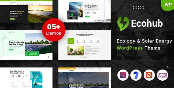Ecohub – Solar Energy WordPress Theme