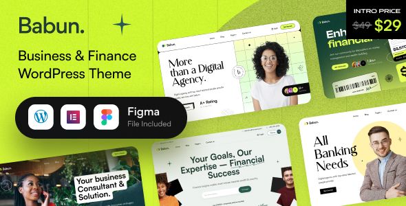 Babun – Business Finance WordPress Theme