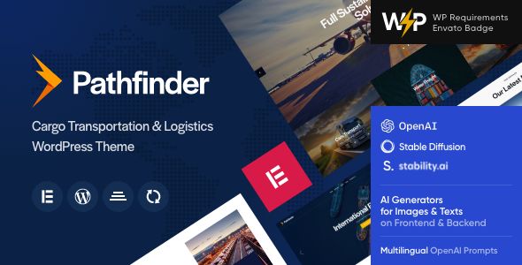 Pathfinder – Cargo Transportation Logistics WordPress Theme
