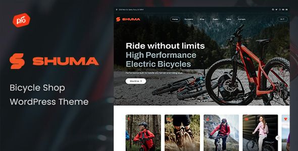 Shuma – Bike Shop WordPress Theme