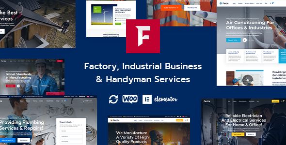 Fortis – Factory Industrial Business Handyman Services WordPress Theme